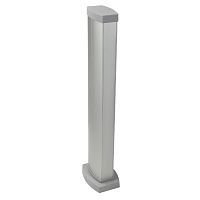 Snap-On мини-колонна алюминиевая с крышкой из алюминия, 2 секции, высота 0,68 метра, цвет алюминий | код 653024 |  Legrand
